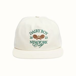 Dairy Boy tennis street style hat (NEVER WORN)
